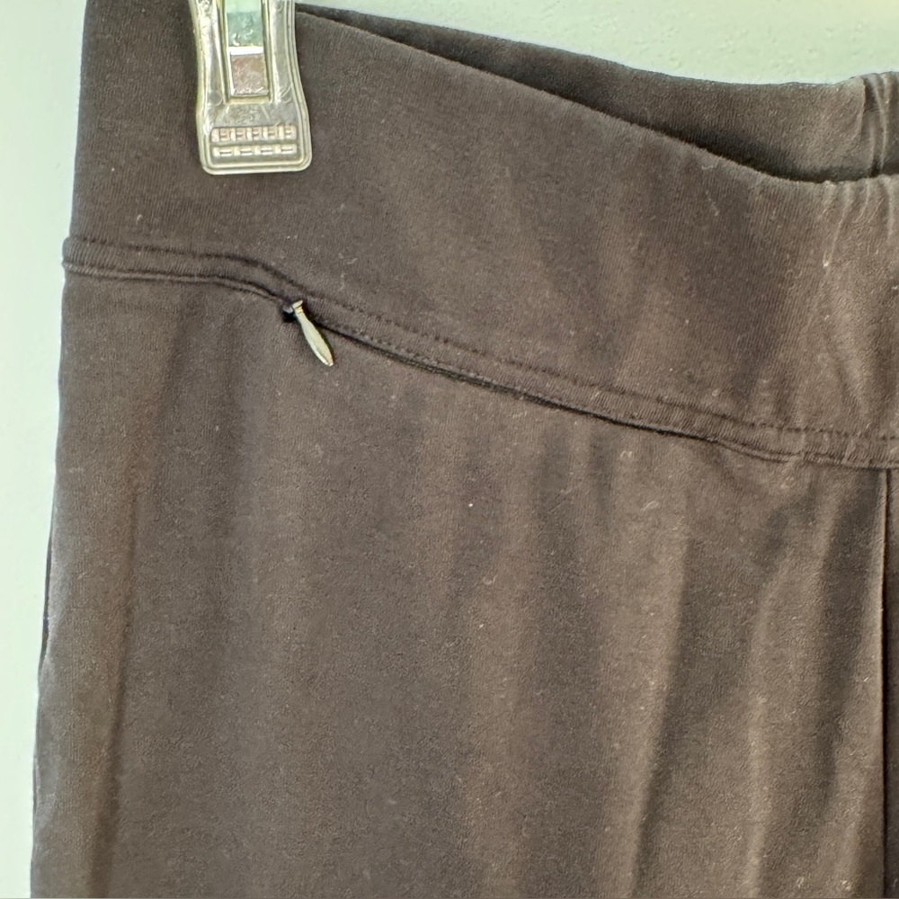 Lands End Black Stretch Pants Size Medium Petite - Picture 2 of 7